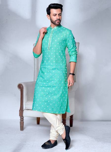 Vog New Exclusive Fancy Festive Wear Cotton Embroidery Kurta Pajama Mens Collection